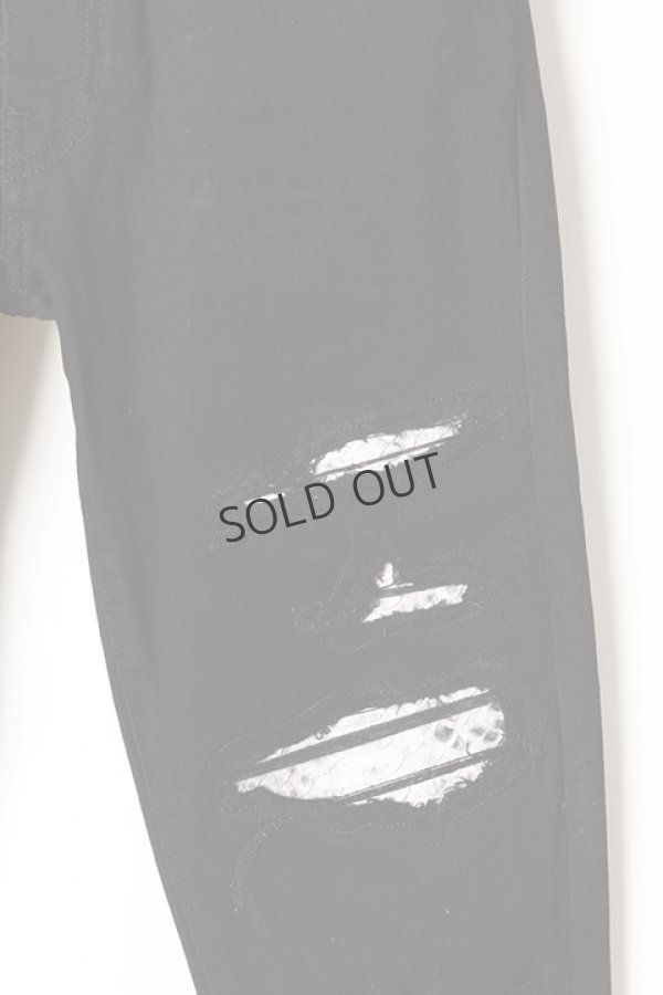 画像4: {SOLD}AMIRI アミリ Snake Patch Jean{-AIA} (4)