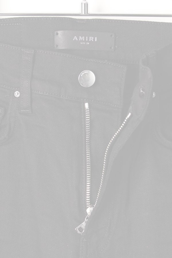 画像5:  {SOLD} AMIRI アミリ Snake Patch Jean {-AIA}  :F9M01105SD-BLK  (5)