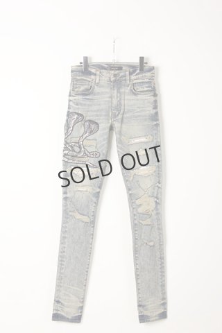 SOLD}AMIRI アミリ Snake Patch Jean{-AIA} - underbar