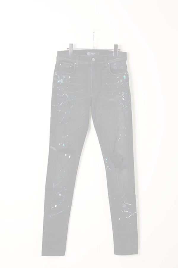 画像1:  {SOLD} AMIRI アミリ Paint Splatter Jean {-AIA}  :F9M01106SD-BLK  (1)