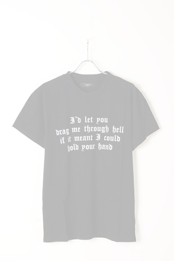 画像1:  {SOLD} AMIRI アミリ Hold Your Hand Tee {-AIA}  :F9M03126CJ-TAR  (1)