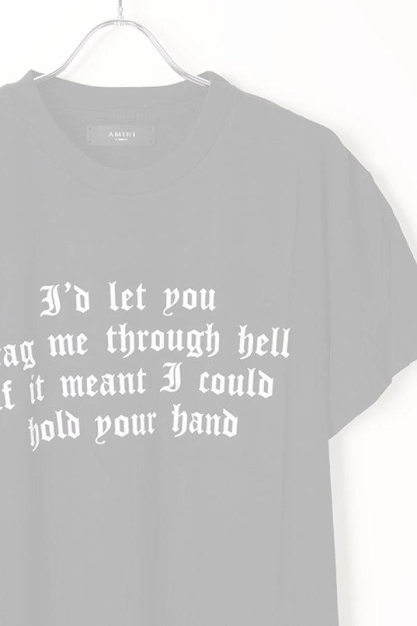 画像3:  {SOLD} AMIRI アミリ Hold Your Hand Tee {-AIA}  :F9M03126CJ-TAR  (3)