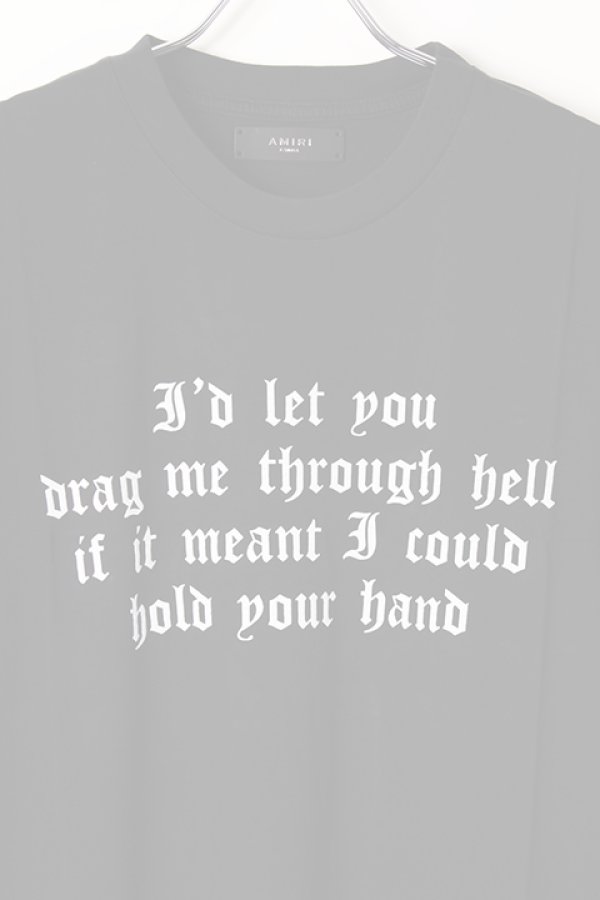 画像4:  {SOLD} AMIRI アミリ Hold Your Hand Tee {-AIA}  :F9M03126CJ-TAR  (4)