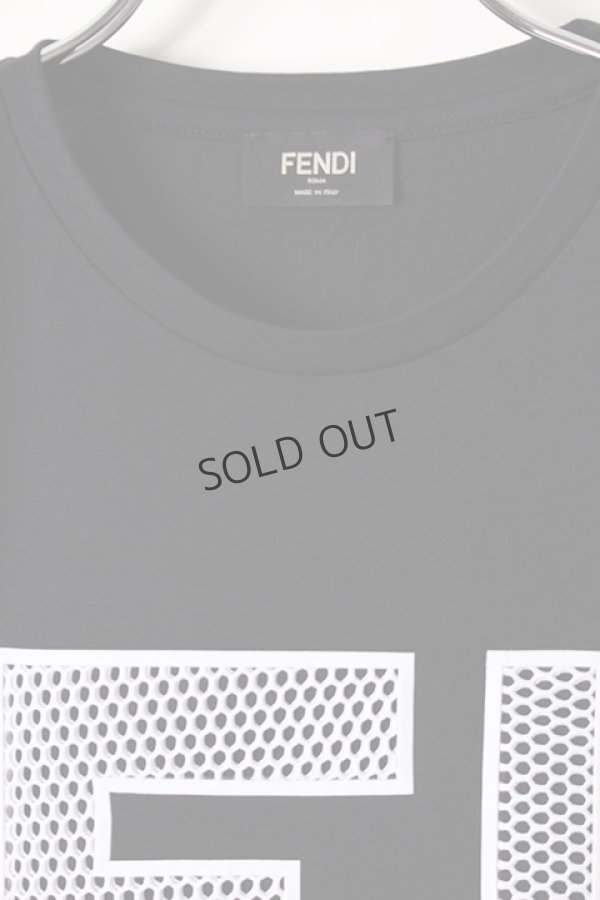 画像4: {SOLD}FENDI フェンディ T-SHIRT FF MESH LIGHT JERSEY{-AIS} (4)