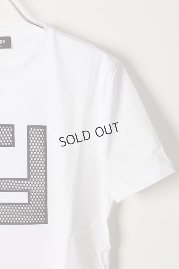 画像3: {SOLD}FENDI フェンディ T-SHIRT FF MESH LIGHT JERSEY{-AIS} (3)