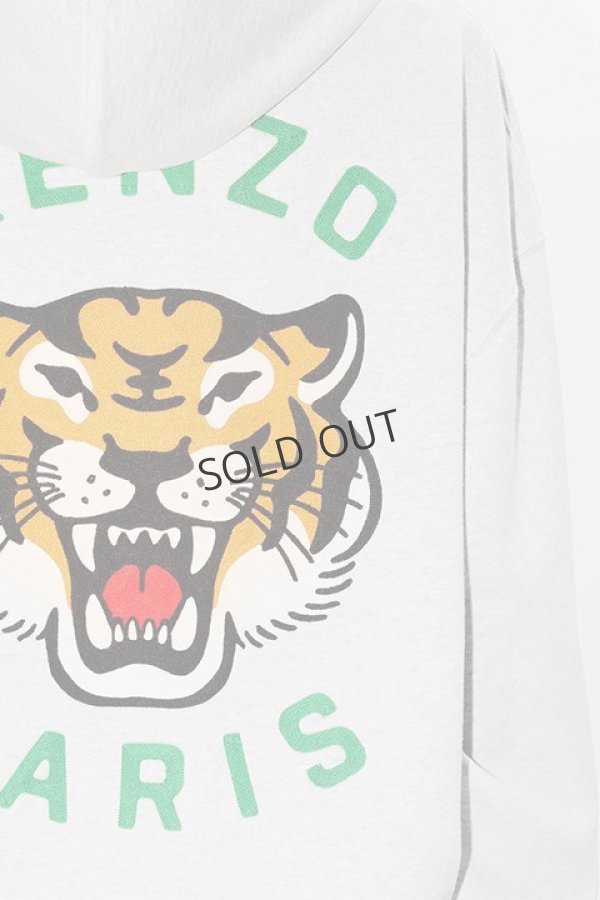 画像6: {SOLD}KENZO ケンゾー Lucky Tiger' エンブロイダリー オーバーサイズ フーディー ユニセックス{-BDA} (6)