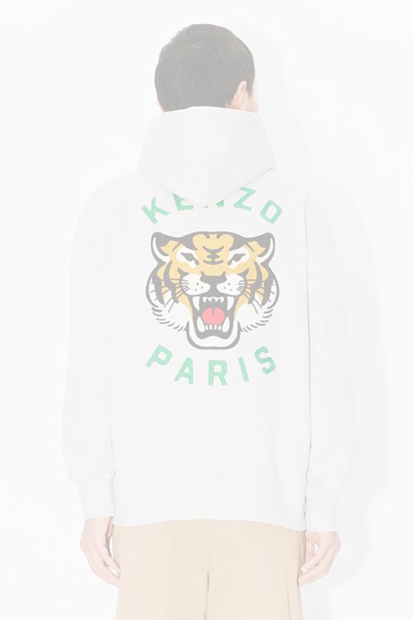 画像9:   KENZO ケンゾー Lucky Tiger' エンブロイダリー オーバーサイズ フーディー ユニセックス {-BDA}  :FE58SW0114MF-93  (9)