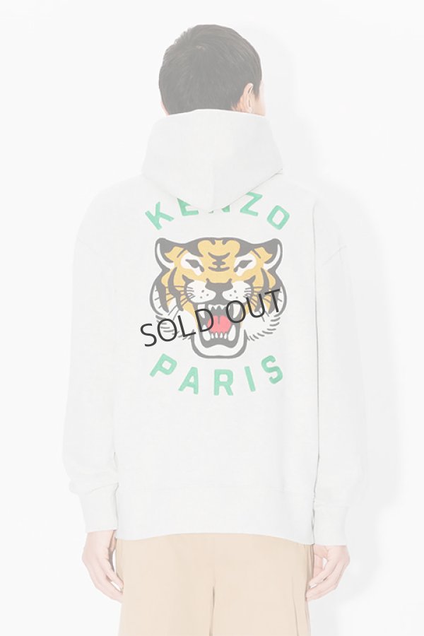 画像9: {SOLD}KENZO ケンゾー Lucky Tiger' エンブロイダリー オーバーサイズ フーディー ユニセックス{-BDA} (9)