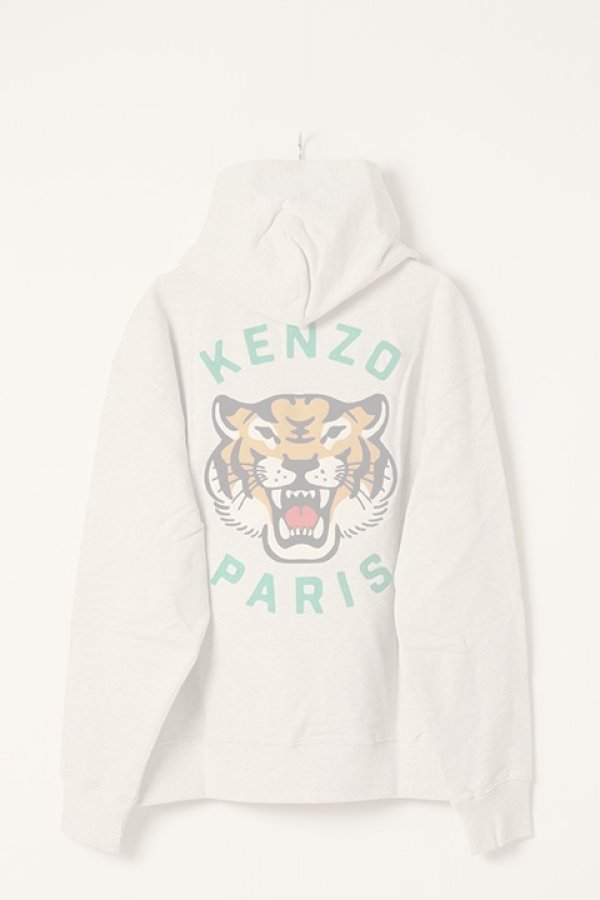 画像13:   KENZO ケンゾー Lucky Tiger' エンブロイダリー オーバーサイズ フーディー ユニセックス {-BDA}  :FE58SW0114MF-93  (13)