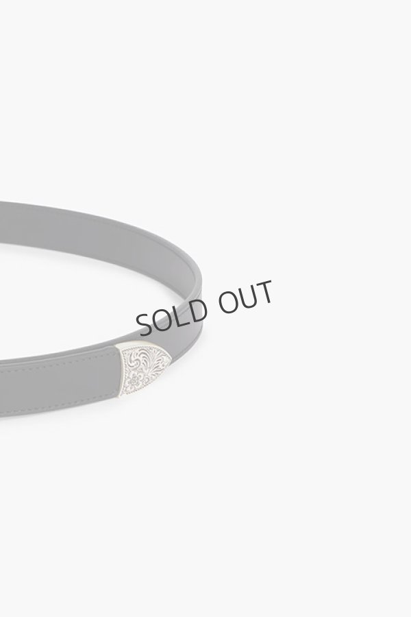 画像2: {SOLD}KENZO ケンゾー KENZO Buckle' ウエスタン レザー ベルト{-BDA} (2)