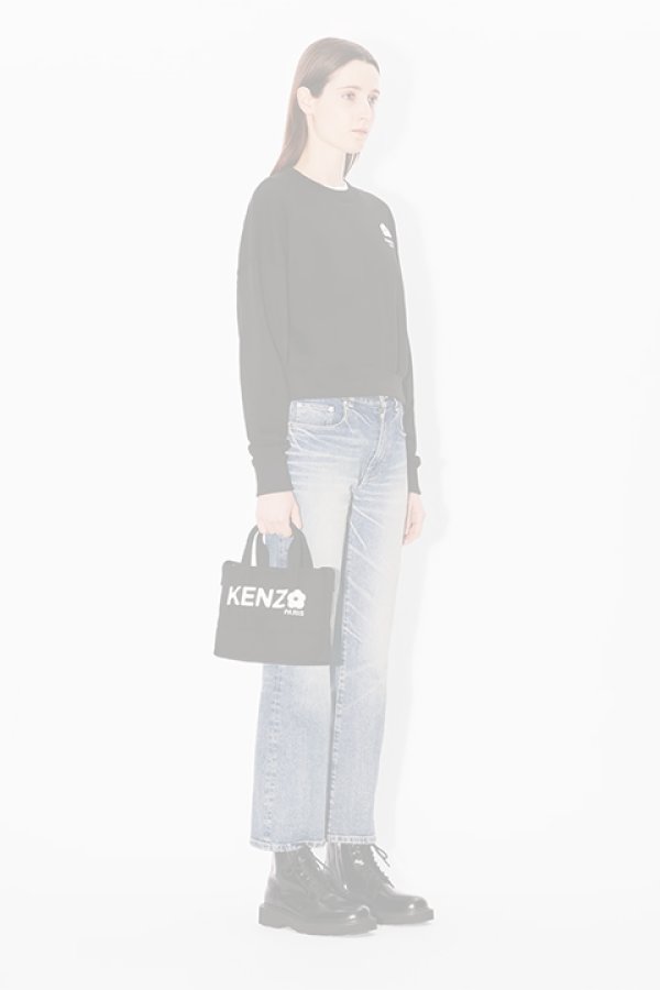 画像4:   KENZO ケンゾー KENZO Utility' スモール キャンバス トートバッグ {-BDA}  :FE68SA910F36-99-TU  (4)