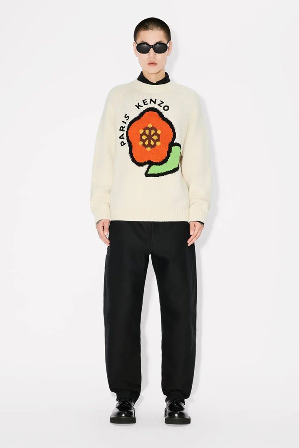 画像5: KENZO ケンゾー 'KENZO Pop' ウール ジャンパー{-BES} (5)