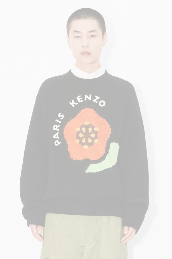 画像3:   KENZO ケンゾー 'KENZO Pop' ウール ジャンパー {-BES}  :FF55PU7223LA-99-L  (3)