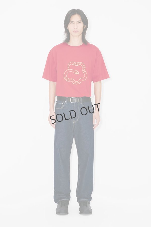 画像5: {SOLD}KENZO ケンゾー Lunar New Year' エンブロイダリー オーバーサイズ Tシャツ{-BES} (5)