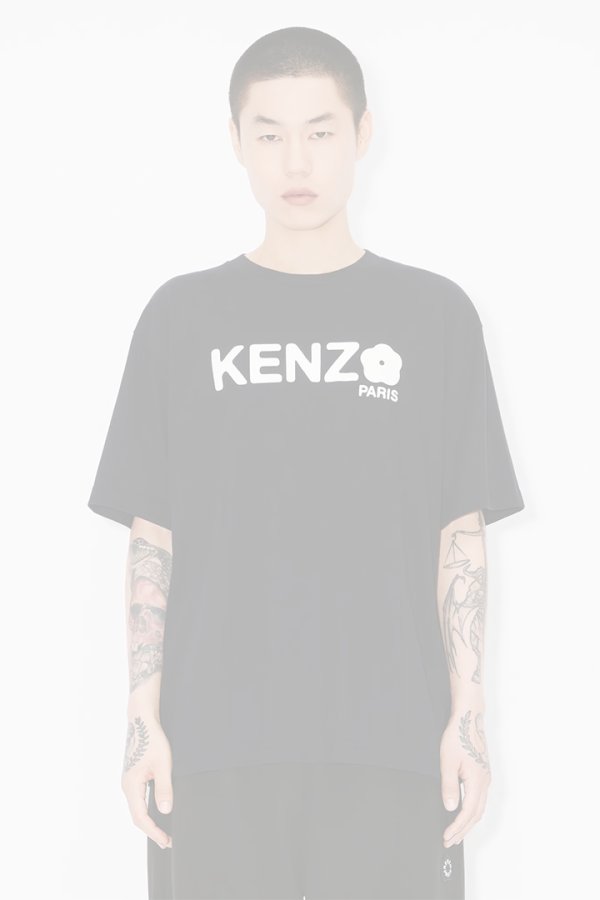 画像3:   KENZO ケンゾー 'Boke Flower 2.0' オーバーサイズ Tシャツ {-BES}  :FF55TS4914SG-99  (3)