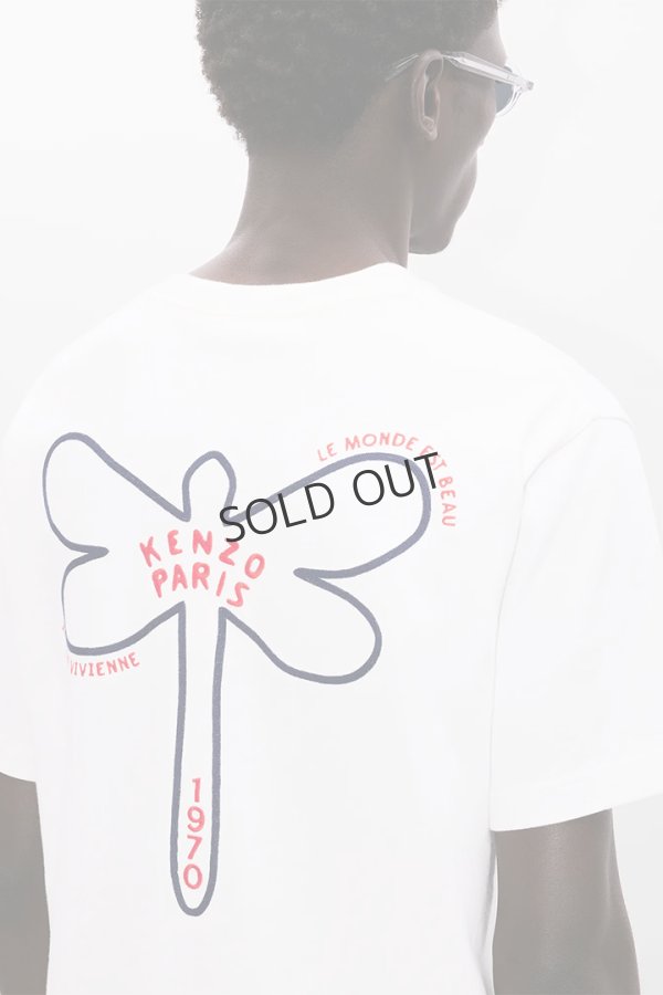 画像7: {SOLD}KENZO ケンゾー KENZO Dragonfly' エンブロイダリー Tシャツ{-BES} (7)