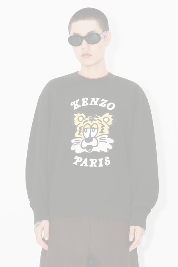 画像3:   KENZO ケンゾー 'KENZO VERDY MARKET' エンブロイダリー スウェット ユニセックス {-BES}  :FF58SW2394MF-99  (3)