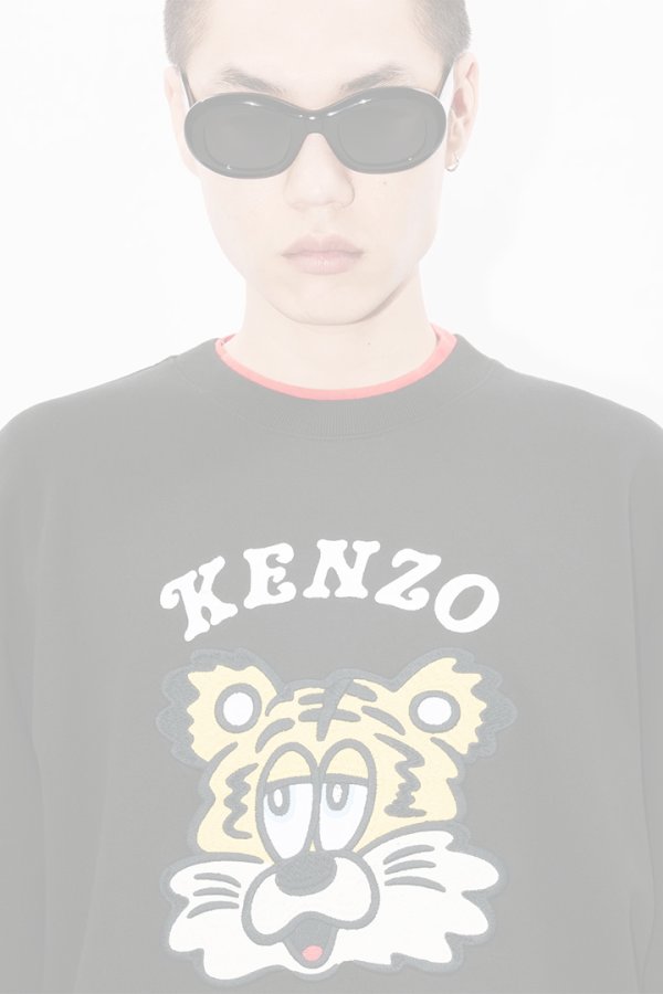 画像6:   KENZO ケンゾー 'KENZO VERDY MARKET' エンブロイダリー スウェット ユニセックス {-BES}  :FF58SW2394MF-99  (6)