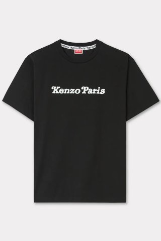 VIP価格☆【KENZO】KUBE L/S Tシャツ BLACK (送料関税込) Kenzo Men's Kube Oversized T-Shirt in White Kenzo