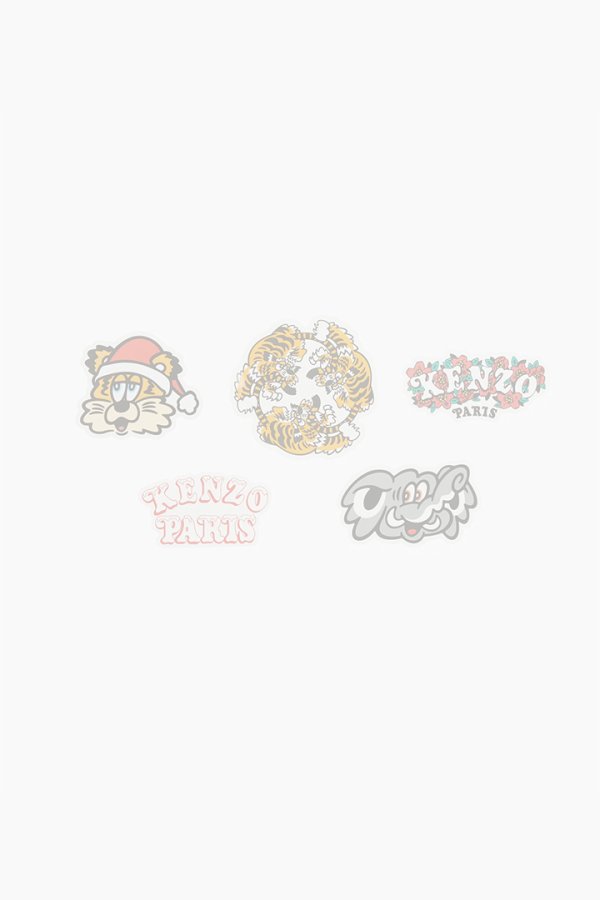 画像1:   KENZO ケンゾー 'KENZO VERDY MARKET' ステッカー セット {-BES}  :FF5MSK001OAF-MU-TU  (1)