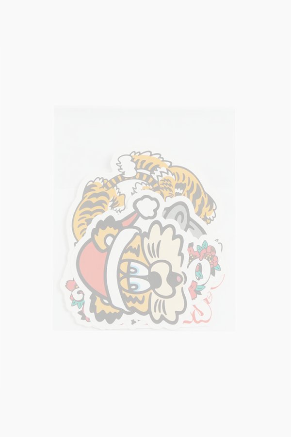 画像2:   KENZO ケンゾー 'KENZO VERDY MARKET' ステッカー セット {-BES}  :FF5MSK001OAF-MU-TU  (2)