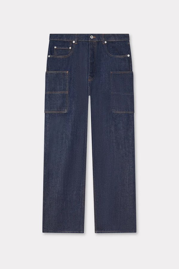 画像1: KENZO ケンゾー カーゴ モンキー フィット ジーンズ{-BEA} (1)