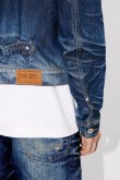 画像9: KENZO ケンゾー スリム プリーツ トラッカー ジャケット ジャパニーズ デニム{-BEA} (9)