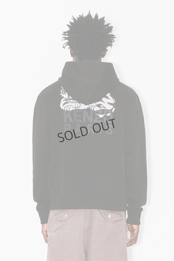 画像4: {SOLD}KENZO ケンゾー KENZO Happy Tiger' エンブロイド コットン フ―ディー {-BEA} (4)