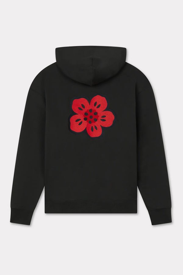 画像2: KENZO ケンゾー Boke Flower' エンブロイド オーバーサイズ コットン フ―ディー{-BEA} (2)