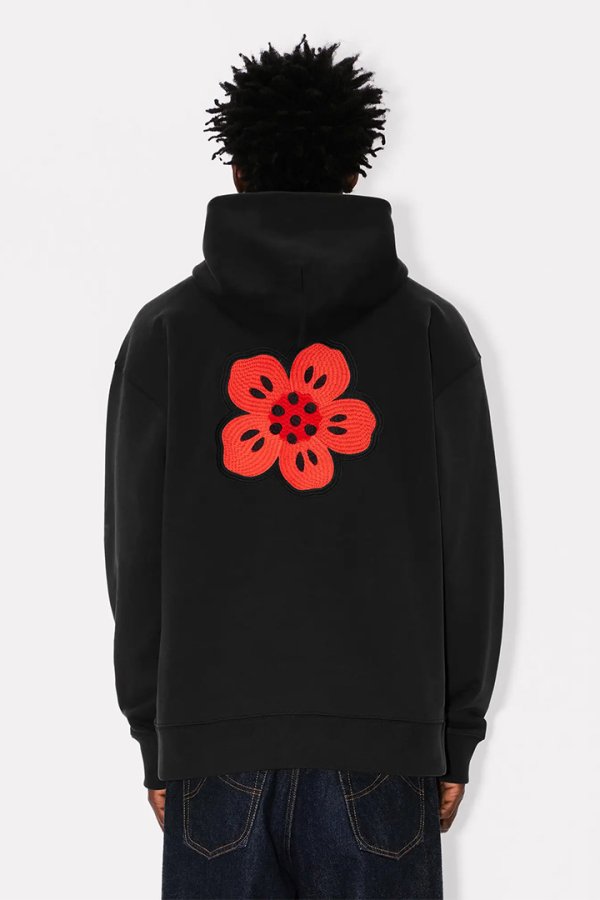 画像4: KENZO ケンゾー Boke Flower' エンブロイド オーバーサイズ コットン フ―ディー{-BEA} (4)