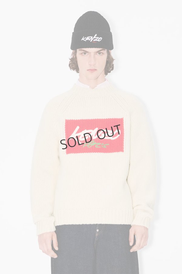 画像3: {SOLD}KENZO ケンゾー Kenzo x Futura 2000' ウール ジャンパー{-BEA} (3)