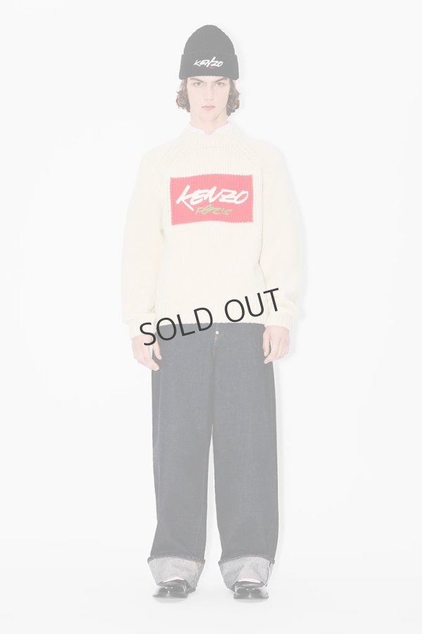 画像5: {SOLD}KENZO ケンゾー Kenzo x Futura 2000' ウール ジャンパー{-BEA} (5)