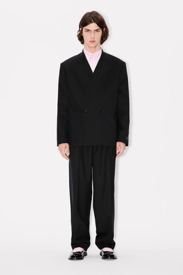 画像3: KENZO ケンゾー KENZO Weave' KIMONO テーラード ジャケット{-BEA} (3)