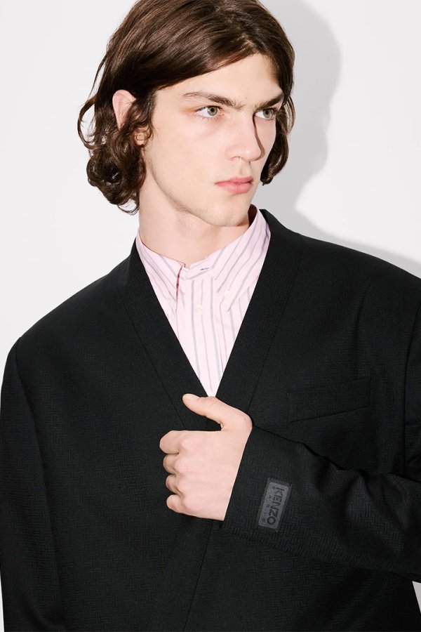 画像6: KENZO ケンゾー KENZO Weave' KIMONO テーラード ジャケット{-BEA} (6)