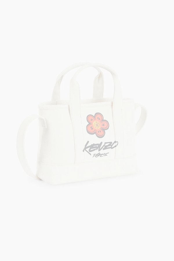 画像1:   KENZO ケンゾー Kenzo x Futura 2000' キャンバス 'Kenzo Utility' スモール トートバッグ {-BEA}  :FF68SA910F36-03-TU  (1)