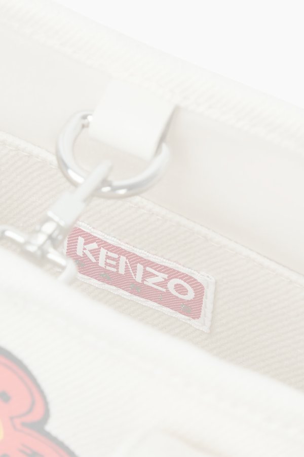 画像4:   KENZO ケンゾー Kenzo x Futura 2000' キャンバス 'Kenzo Utility' スモール トートバッグ {-BEA}  :FF68SA910F36-03-TU  (4)