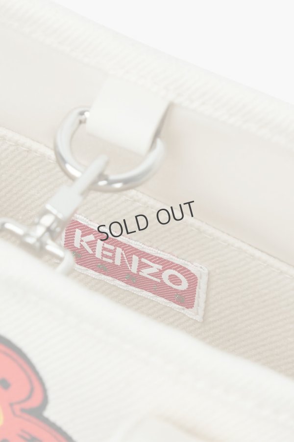 画像4: {SOLD}KENZO ケンゾー Kenzo x Futura 2000' キャンバス 'Kenzo Utility' スモール トートバッグ{-BEA} (4)