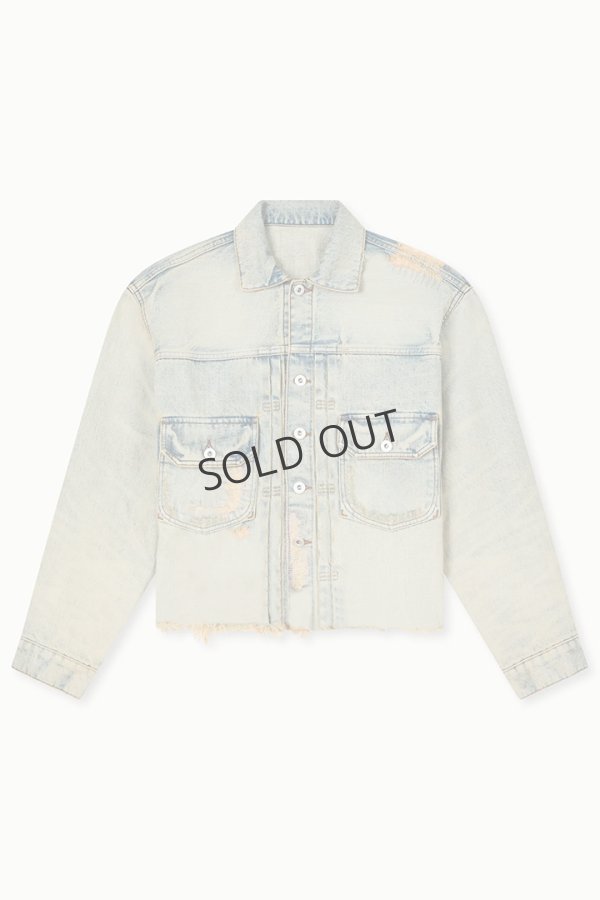 画像1: {SOLD}KENZO ケンゾー トラッカー ジャケット イン ジャパニーズ セルビッジ デニム{-BFS} (1)