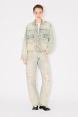 画像2: KENZO ケンゾー トラッカー ジャケット イン ジャパニーズ セルビッジ デニム{-BFS} (2)