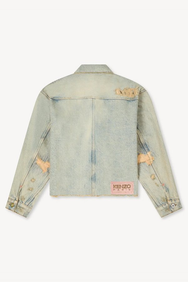 画像8: KENZO ケンゾー トラッカー ジャケット イン ジャパニーズ セルビッジ デニム{-BFS} (8)