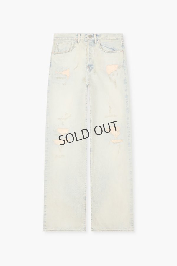 画像1: {SOLD}KENZO ケンゾー ターンアップ ワイド フィット ジーンズ イン ジャパニーズ デニム{-BFS} (1)