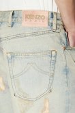 画像7: KENZO ケンゾー ターンアップ ワイド フィット ジーンズ イン ジャパニーズ デニム{-BFS} (7)