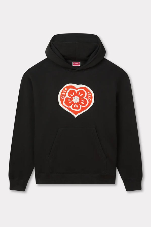 画像1: KENZO ケンゾー KENZO Boke Heart' オーバーサイズ フーディー イン コットン{-BFS} (1)