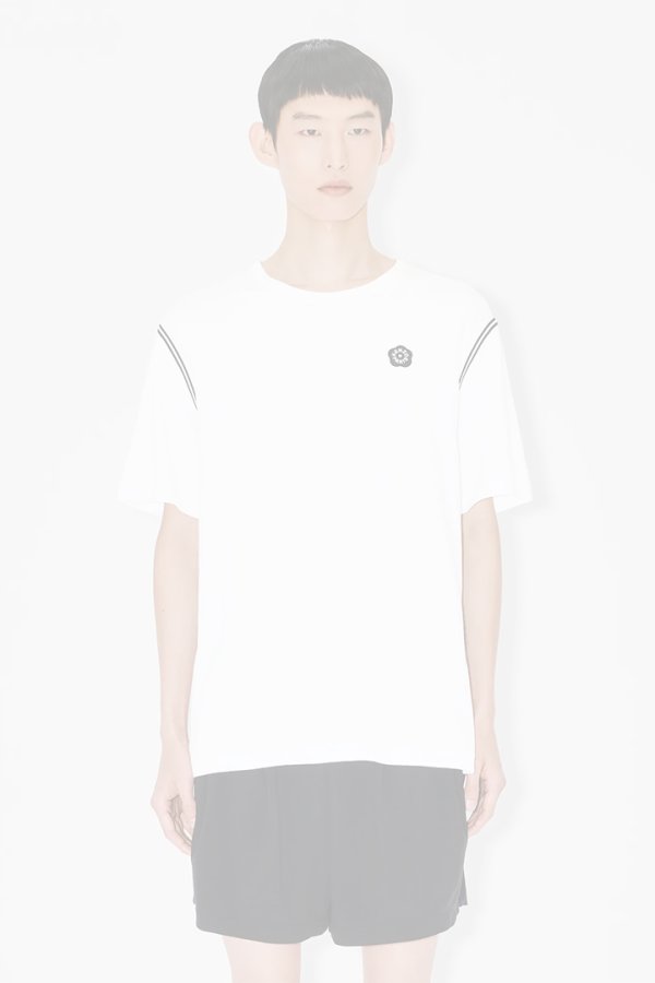 画像2:   KENZO ケンゾー Boke Flower 2.0' エンブロイダリー Tシャツ イン コットン {-BFS}  :FG55TS5084SK-01-L  (2)