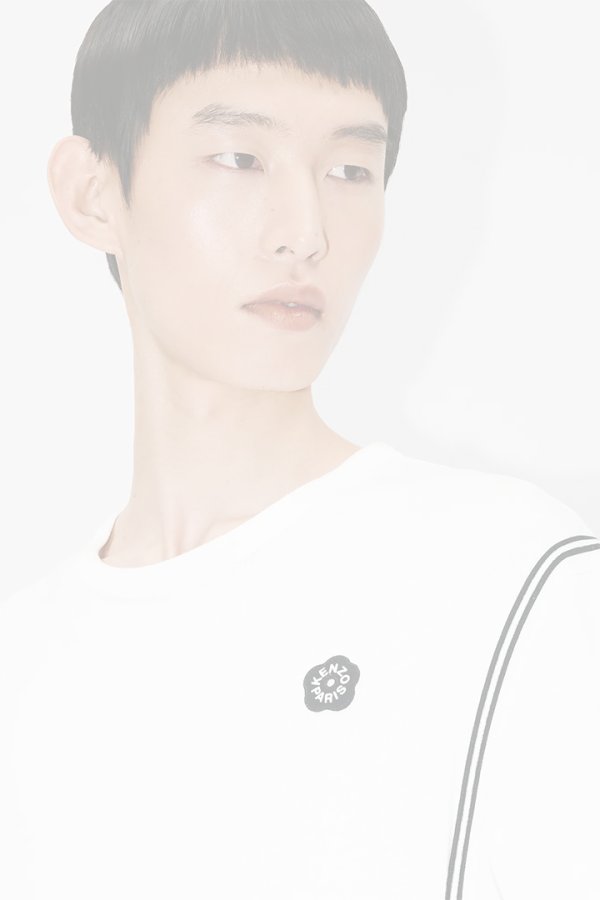 画像5:   KENZO ケンゾー Boke Flower 2.0' エンブロイダリー Tシャツ イン コットン {-BFS}  :FG55TS5084SK-01-L  (5)