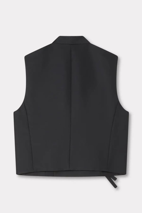 画像8: KENZO ケンゾー Kimono gilet in virgin wool and silk{-BFS} (8)