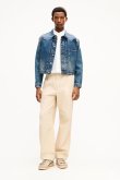 画像4: KENZO ケンゾー KENZO Wildflower' クロップド プリーツ トラッカー ジャケット イン ジャパニーズ デニム{-BFA} (4)