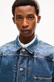 画像5: KENZO ケンゾー KENZO Wildflower' クロップド プリーツ トラッカー ジャケット イン ジャパニーズ デニム{-BFA} (5)