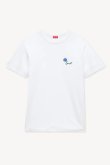 画像1: KENZO ケンゾー KENZO Tulip' エンブロイダリー スリム Tシャツ イン コットン{-BFA} (1)