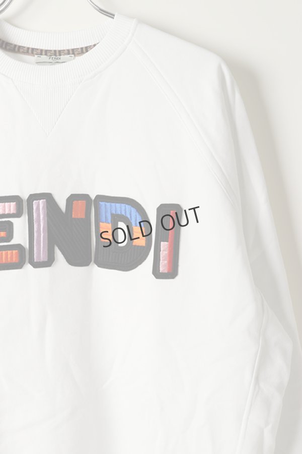 画像4: {SOLD}FENDI フェンディ FELPA FENDI COLOR JERSEY{FS7034 A8FX F0ZNM-WHITE-BJA} (4)